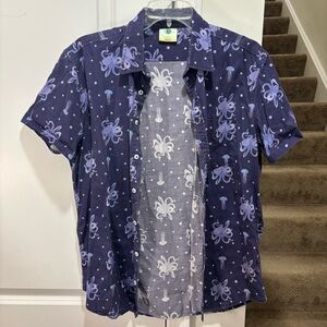 Zesties Squid Button Up Shirt